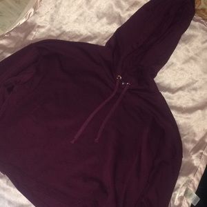 Thin H&M cropped hoodie